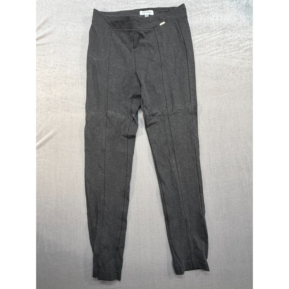 Calvin Klein Women Sweat Pants‎ Gray Size Small Rayon Nylon Spandex